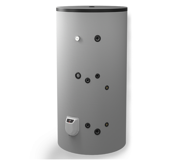 Boiler termoelectric Eldom, 1000 L, cu o serpentina si rezistenta electrica, pe pardoseala, 12000 W
