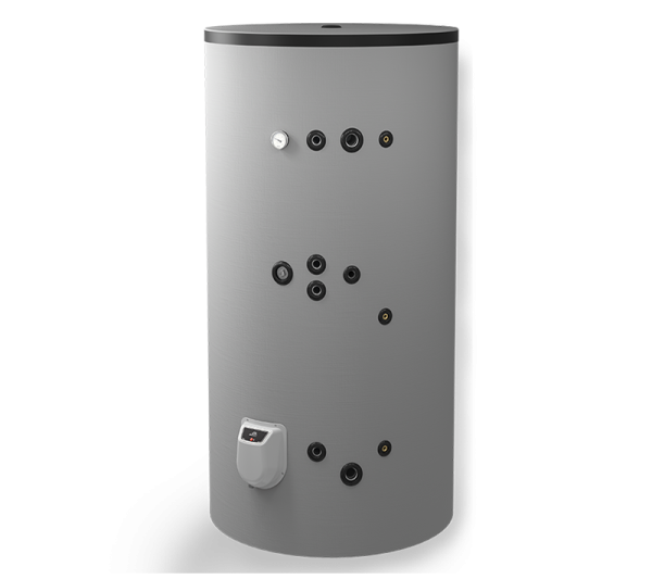 Boiler termoelectric Eldom, 1000 L, cu doua serpentine si rezistenta electrica, pe pardoseala, 12000 W