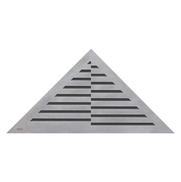 Gratar pentru canal scurgere, Alcadrain Time , finisaj cromat mat, 27 x 38.2 cm