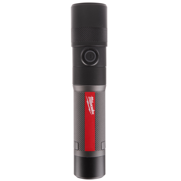 Lanterna Milwaukee L4 TMLED-301 4933479769, cu cap rotativ, 1100lm, 175 m, cu acumulator, reincarcabila, 3 trepte de luminozitate, aluminiu, IP67, negru