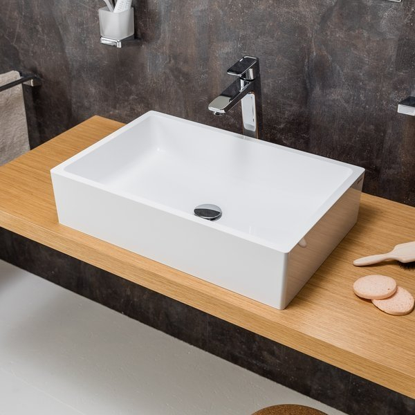 Lavoar pe blat Ravak Formy 01, 60x39 cm, XJL01260000
