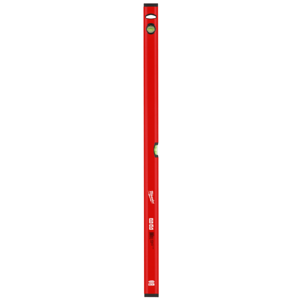 Nivela cu bula, magnetica, Milwaukee Slim Box 4932464856, cu 2 indicatori, din aluminiu, 1000 mm
