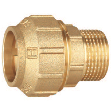 Racord compresie alama, FE, D 20 mm x 1/2", EBE-R2012M

