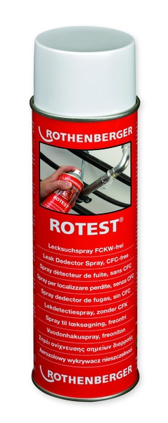 Spray pentru detectat scapari de gaze, Rothenberger Rotest, 400 ml
