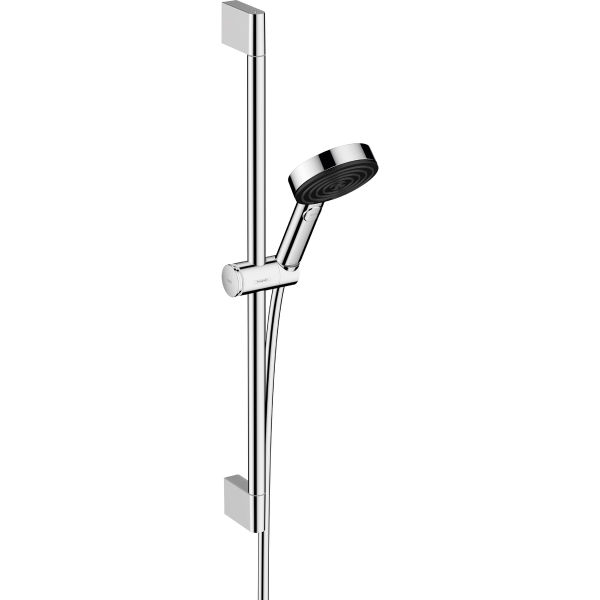 Set dus para + furtun + suport + bara Hansgrohe Pulsify Select, finisaj cromat