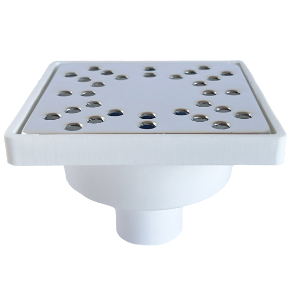 SIFON PARDOSEALA VERTICAL 100X100 32 INOX