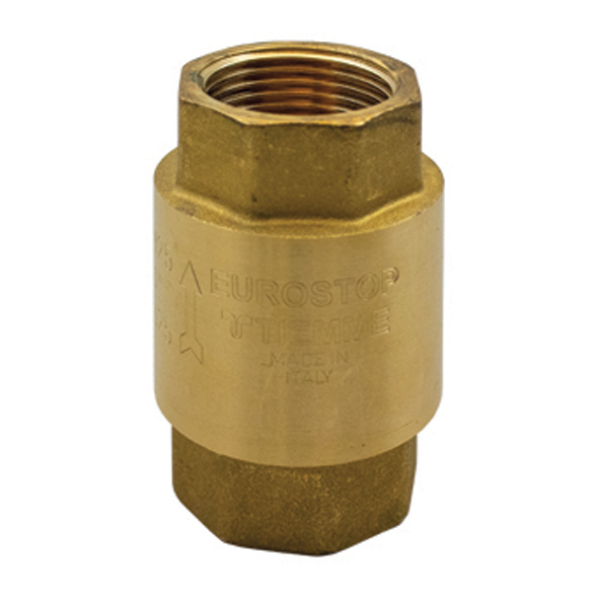 Supapa de sens cu arc si obturator metalic Tiemme Eurostop 3500050, alama, 2 1/2”