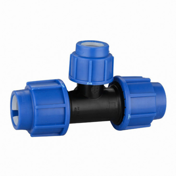 Teu compresiune redus PEHD, D 25 x 20 x 25 mm