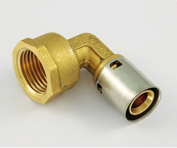 Cot presare PeX Tiemme, alama, filet interior, D 25.3 mm x 3/4"