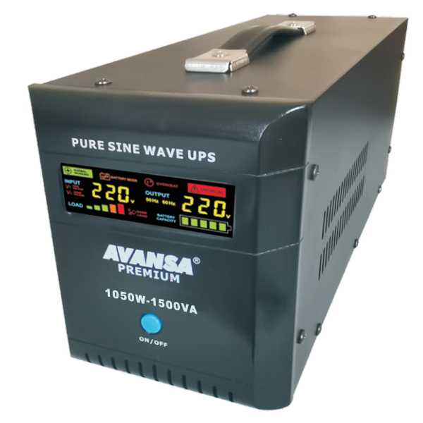 UPS centrala termica Avansa, 1050 W, 1500 VA, 230 V / 24 V, unda sinusoidala pura
